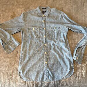 J. Crew Factory chambray button down